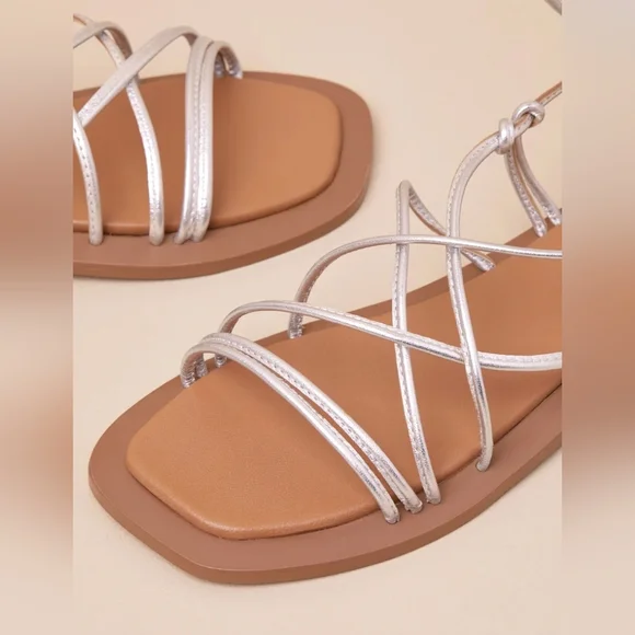 NEW ANTHRO | $80 Seychelles Leather Strappy Sandals - Picture 2 of 7